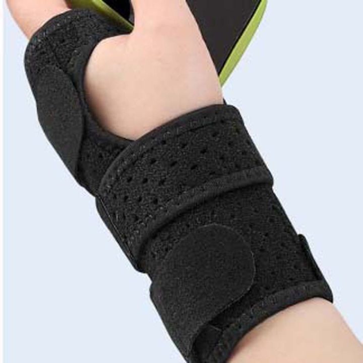 qiannong-สายรัดข้อมือข้อมือมีหลุม-relief-ที่รัดข้อมือสายรัดข้อมือตัวป้องกันมือปรับได้เข็มขัดแถบรัดข้อมือนักกีฬา