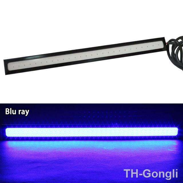 hot-1-10pc-super-17cm-cob-fog-bulb-car-drl-strip-bar-12v-6500k-interior-styling-lamp