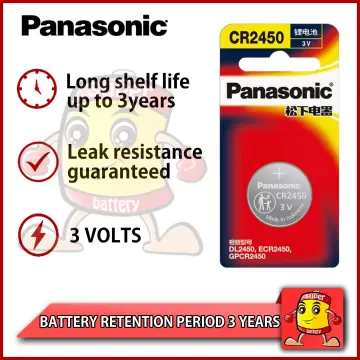 Buy Panasonic CR2450 3V Lithium Coin Battery Online at