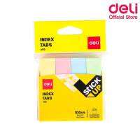 กระดาษโน๊ต Deli A110 Sticky Note ขนาด 76x19mm. สีพาสเทล มองสบายตา ติดแน่น ลอกออกง่าย โพสท์อิท (1ชิ้น) กระดาษโน๊ตสีพาสเทล