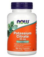 Now Foods, Potassium Citrate, 99 mg, 180 Veg Capsules