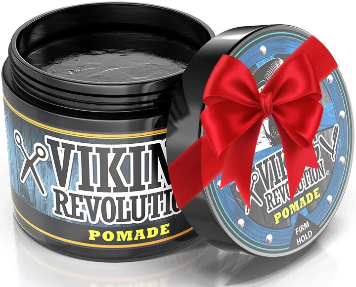 Viking Revolution Pomade for Men – Style & Finish Your Hair - Firm Strong  Hold & High Shine
