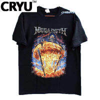 2023 newCRYU MEGADETH NUCLEAR Large round neck cotton T-shirt