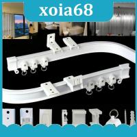 xoia68 Shop Flexible Cuttable Bendable Curtain Track Rail Glides screws Kit For Curved Straight Windows Accessories a1