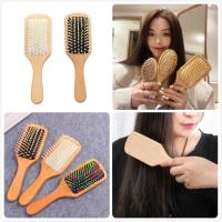 【BEIBEI】 Comb / Hemu Airbag Massage Wooden Air Cushion Anti-static Hairdressing Scalp Massage Comb M S