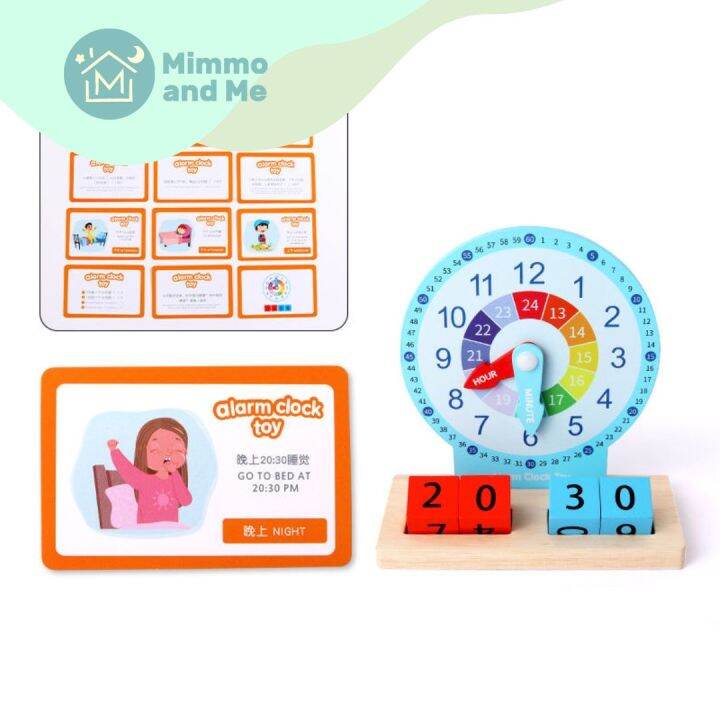 Wooden Clock Educational Toy Lazada PH