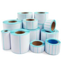 Thermal Label Barcode Sticker Paper For Printer 1 Roll Width 20mm 100mm Top Adhesive Continuous Thermal Label Sticker