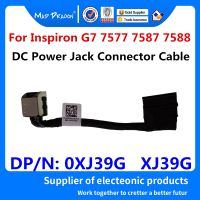 ใหม่เดิมแล็ปท็อป DC IN DC Power แจ็คเชื่อมต่อซ็อกเก็ตเคเบิ้ลสำหรับ Dell Inspiron G7 7577 7587 7588 DC301010Y00 0XJ39G XJ39G