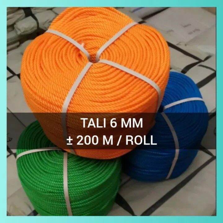 1 Roll Tali Tambangtampar 6 Mm Lazada Indonesia