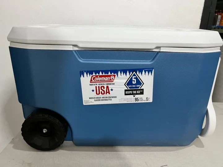 Coleman 62 Quarts Wheeled Cooler MADE IN USA Lazada PH