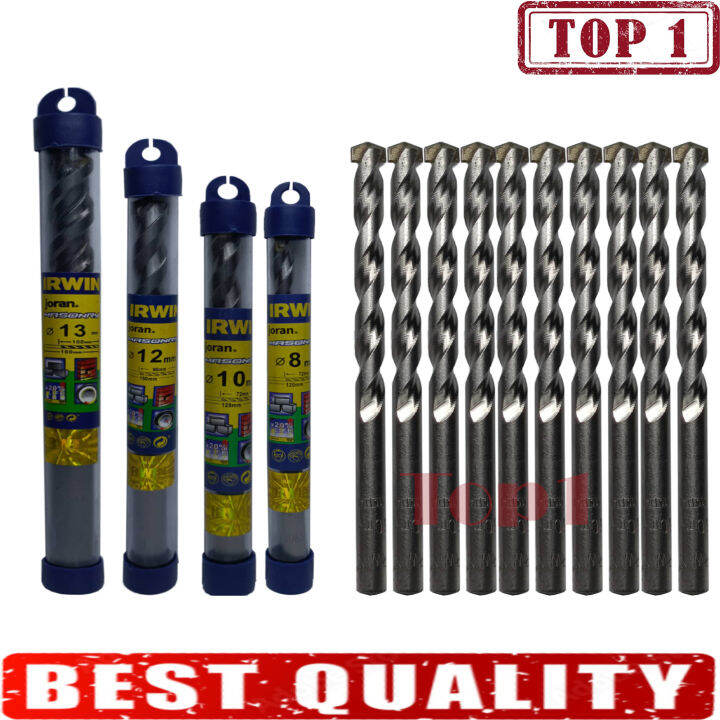 Irwin JORAN Drill bits Masonry Concrete HSS HEAVY DUTY (Sold per 50pcs