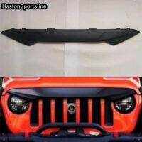 For Jeep Wrangler JL Front Hood Racing Grill Matt Black Trim Car Exterior Parts 2018 2019 2020 2021