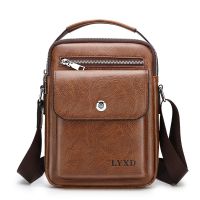 Men PU Leather Fashion Shoulder Bag High Quality Travel Crossbody Bag Casual Black Business Mens Hand bag men Leather Messenger