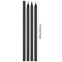 Bali ชุดดินสอสีหลากสีแบบไล่ระดับสี7สี4ชิ้นชุดดินสอสีสุดสร้างสรรค์เครื่องเขียนน่ารักสำหรับศิลปะ