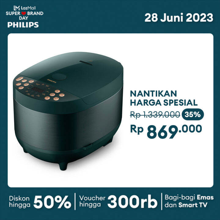 Philips Digital Rice Cooker 1.8L HD4515/91 X1+ Lazada Indonesia