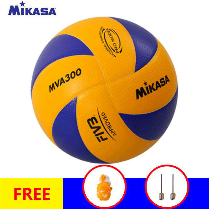 Mikasa MVA300วอลเลย์บอลวอลเลย์บอล Soft PU (ฟรีเข็มลูกบอลสุทธิ) | Lazada ...