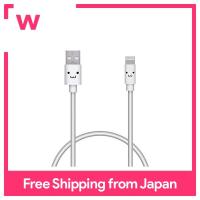 ELECOM Lightning Cable Colorful 1.2m White MPA-FUAL12CWH