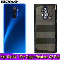 เคส X2 Realme 6.5นิ้วสำหรับ Oppo,โปร X2Pro ฝาหลังปิดโทรศัพท์ประตูหลัง + กระจกหลังเลนส์กล้องถ่ายรูปสำหรับ Realme เคสฝาหลังโทรศัพท์ X2