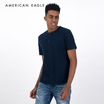 American Eagle Henley T-Shirt เสื้อยืด ผู้ชาย แขนสั้น  (NMTS 017-1740-410)