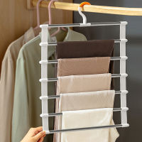 Newest Clothing Rack Pant Rack Shelves Stainless Steel Clothes Hangers Multi-functional Wardrobe Hot Sale Magic Hanger 6 in 1