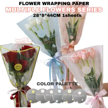 ReadyStock-1pcs Bear Single Flower Single Rose Bouquet Wrapping