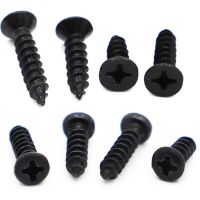 M1 M1.2 M1.4 M1.7 M2 M2.6 M3 M3.5 M4 Baja Hitam Mini Micro Phillips Countersunk Datar Kepala Pan Bulat Sekrup Kayu Mengetuk Sendiri