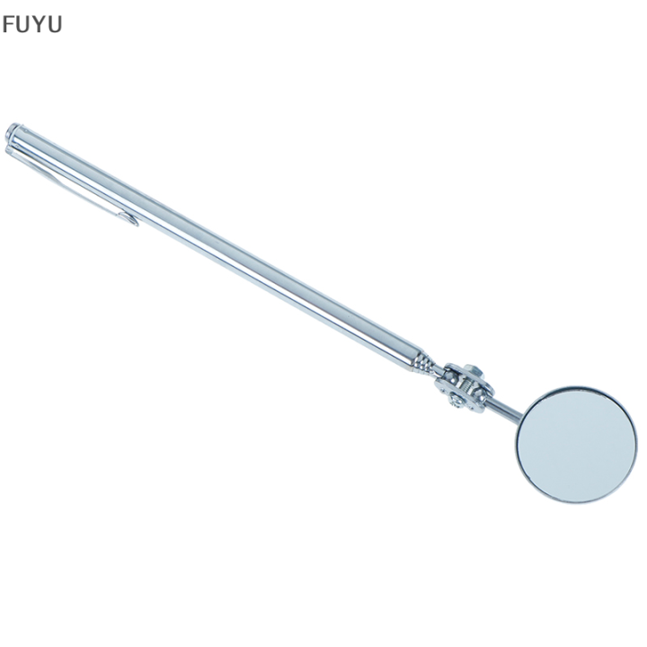 fuyu-กระจกตรวจสอบแบบ-telescopic-แบบยืดหยุ่นด้วยคลิปกระเป๋า