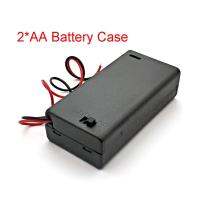 【2023】2AA 3V Black Battery Holder Connector Storage Case ONOFF Switch With Lead Wire lightweight 【hot】