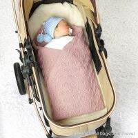 【CW】✙✘  Newborn Stroller Blanket Baby Swaddle Knitted Room Things   Throws Kids Infants Sheet