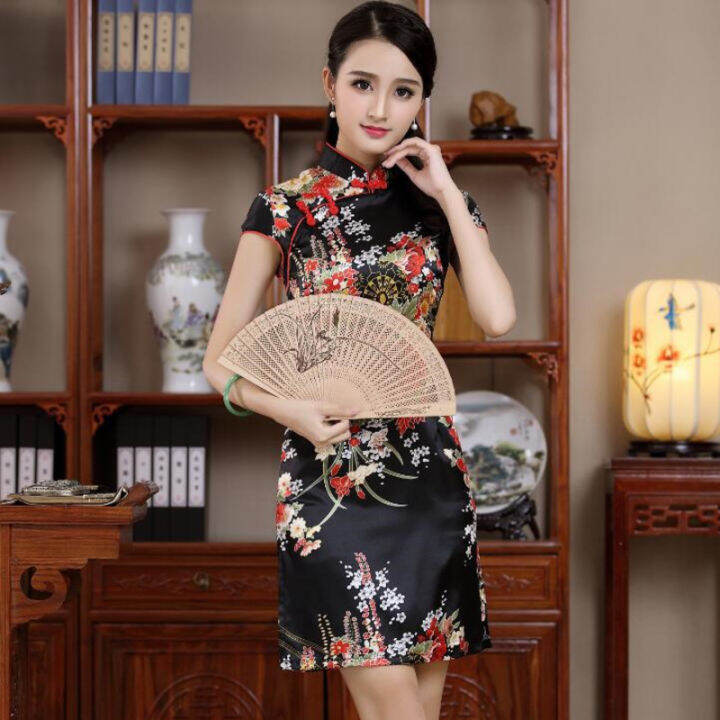 cw-chinese-traditional-modern-qipao-wedding-dress-red-dresses-cheongsam-plus-size-with-embroidery-black-sexy-sill-short-womans