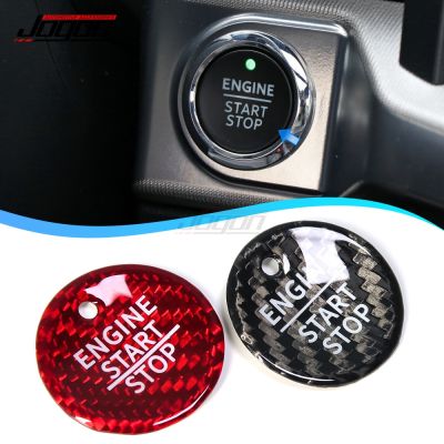 ♟❈✺ For Ford F150 Explorer Mondeo Focus Edge Everest Interior Accessories Start Stop Engine Button Switch Cover Trim Carbon Fiber