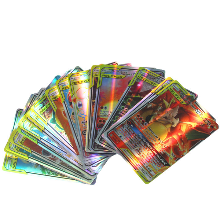 Spanish Pokemon Cards Shining Cartas Pokemon Espanol Game TAG TEAM VMAX GX  V Battle Carte Trading Children Collection Toy Gifts