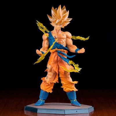 🧡ฟิกเกอร์สะสมได้ของขวัญโมเดลตุ๊กตาขยับแขนขาได้ Goku DBZ อนิเมะดราก้อนบอลหุ่นโกคูซูเปอร์ไซย่าลูกชาย16ซม. สำหรับเด็ก