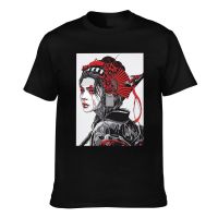 Japanese Sex Geisha Hairstyle Prevalent Warrior Hot Sell Diy Customized MenS Casual Tee