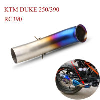 ท่อกลางสำหรับKTM DUKE 200/250/390 KTM RC 200/250/390 2017-2020ตัวเก็บเสียงท่อไอเสียดัดแปลงท่อ