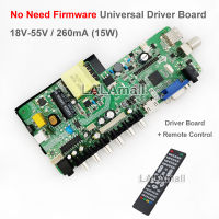 No Need Firmware LED LCD TV 3in1 Driver Board Universal LCD Controller Board TV Motherboard Support 15-28 inch Compatible TP.V56.PA671 TP.RD8503.PA671 TP.VST59.PA671 SKR.671