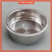 [CHIWANJI] Stainless Coffee Pressurized Cup Filter Basket 1-2 Cups BPA-Free Powder Bowl 1