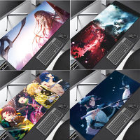 Demon Slayer 900x400mm Mouse Pad Mat Anime XL Large Locking Edge Gaming Mousepad Keyboard Carpet Big Rubber Table Computer Mats