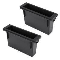 dvfggv 2Pcs Universal Car Double 1 Din Dash Cup Holder Storage Box Plastic For Stereo Radio