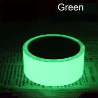 Reflective Glow Tape Self-Adhesive Sticker Removable Luminous Tape Fluorescent Glowing Dark Striking Warning Tape 3M Length