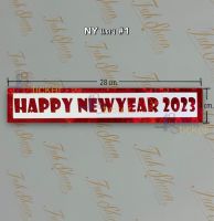 สติ๊กเกอร์ตัวอักษร  Happy New Year 2023