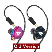 หูฟังตัดเสียงรบกวนเบสหูฟัง Hifi QKZ VK4 ZXN รุ่นเก่าแบบมีสายถอดออกได้หูฟังมีไมโครโฟนเกม