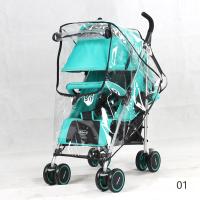 Baby Stroller Waterproof Rain Cover Pram Transparent Dust Shield Pushchairs Raincoat Baby Stroller Accessories