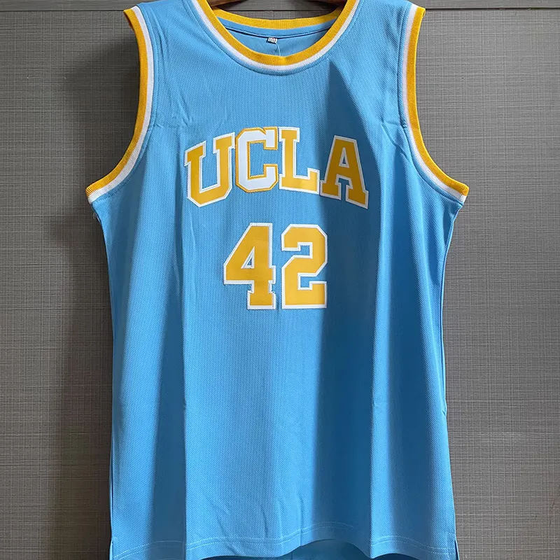 NCAA UCLA 42# Kevin Love College Jersey American Vintage Embroidered Basketball  Jersey Sleeveless Sports Undershirt Men's Training Clothes S-XXL Sports  Shirt