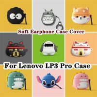 READY STOCK! For Lenovo LP3 Pro Case Niche Cartoon Pattern for Lenovo LP3 Pro Casing Soft Earphone Case Cover