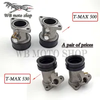 Intake คาร์บูเรเตอร์อินเทอร์เฟซ Air Joint Boot Connector สำหรับ YAMAHA Tmax 500 2004-2011 T-MAX 530 Tmax 530 2007-2015สามารถใช้งานได้