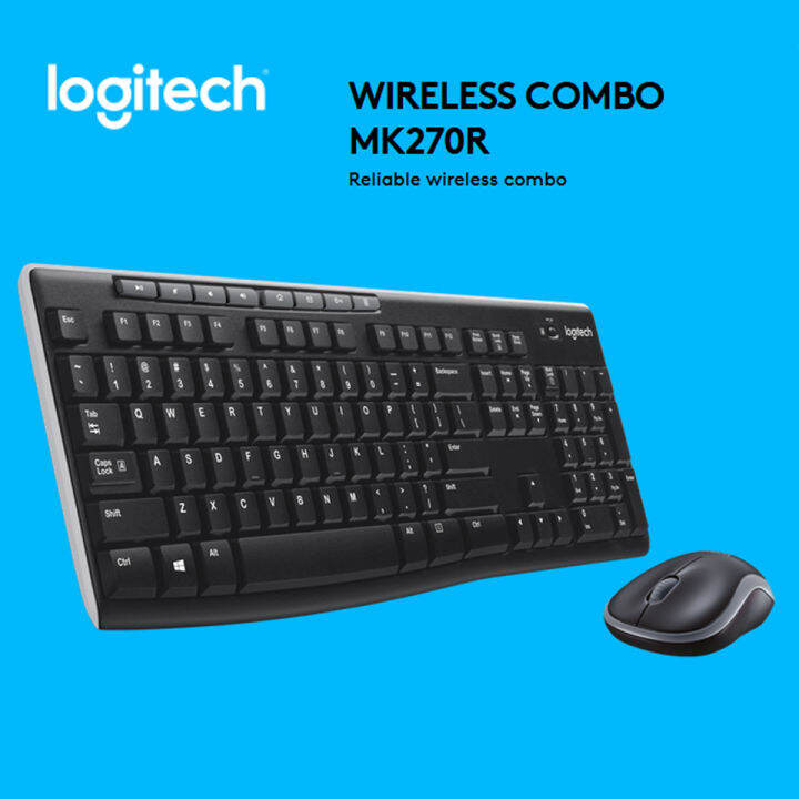 Logitech MK270r Wireless keyboard and mouse combo | Lazada PH