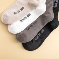 Trendy nd socks ESSENTIALS FEAR OF GOD Simple letters trend sports stockings trend socks