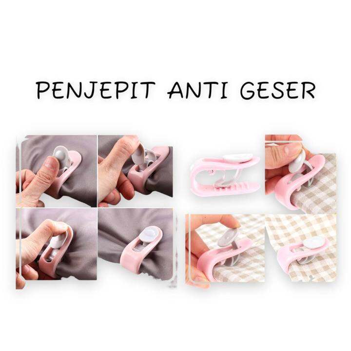 [1PCS] QUILT COVER HOLDER PENJEPIT SPREI ANTI GESER/PENJEPIT SPREI