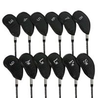 Protector Accessories PU Leather With Number Design Golf Headcovers Golf Iron Headcover Golf Head Cover Golf Club Cover